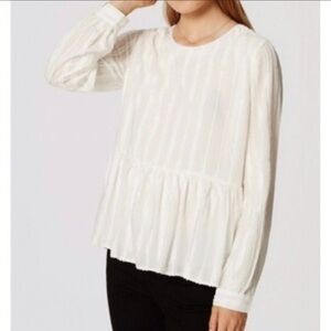LOFT Peplum Blouse